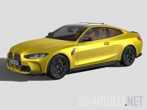 3d-модель Автомобиль BMW M4 G82 2021