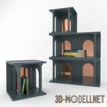 3d-модель Книжный шкаф Renaissance Seletti