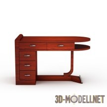 3d-модель Закругленный рабочий стол