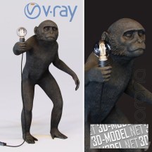 3d-модель Напольный светильник Monkey