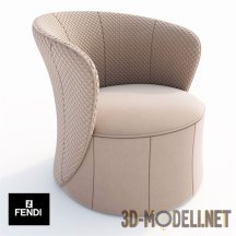 3d-модель Кресло Tait от Fendi Casa