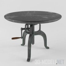Старинный столик из металла