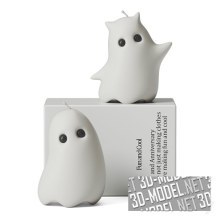 3d-модель Симпатичные привидения-скульптуры