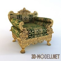 3d-модель Кресло в китайском стиле