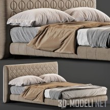 3d-модель Кровать Curtis от Minotti