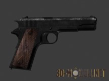 3d-модель Пистолет Colt 1911 HQ