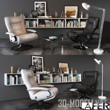 3d-модель Кресла для отдыха Lafer Thor