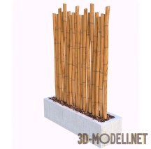 3d-модель Бамбуковый декор-палочки