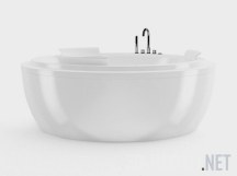 3d-модель Круглая ванна с гидромассажем