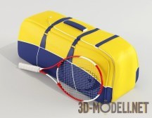 3d-модель Спортивная сумка и ракетка