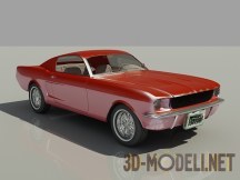 3d-модель Ford Mustang classic