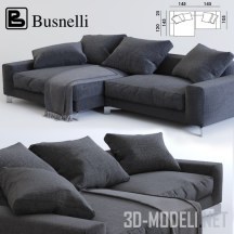 3d-модель Угловой диван Busnelli