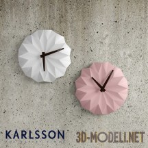 3d-модель Настенные часы Karlsson Origami