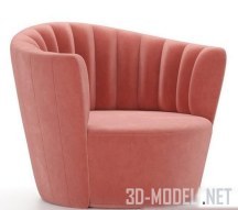 Мягкое розовое кресло