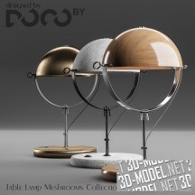 3d-модель Настольная лампа Mushrooms от DOCOby