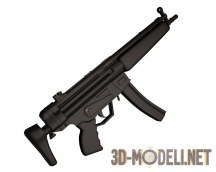 3d-модель Пистолет-пулемёт MP5A3
