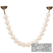 3d-модель Люстра-ожерелье Collier De Perles