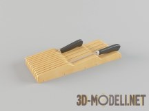 3d-модель Трехступенчатый держатель для ножей