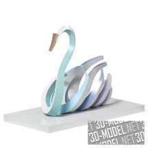 3d-модель Скульптура Swan (Лебедь) от Lee Sangsoo