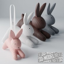 3d-модель Милые кролики