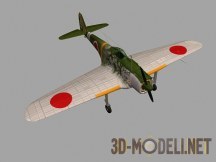 3d-модель Самолет Nakajima Ki-43-I Hayabusa