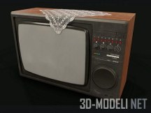 3d-модель Советский телевизор Электрон