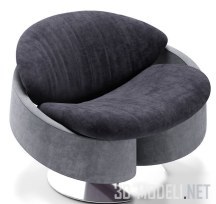 3d-модель Кресло Sherlock 2 от Gianfranco Ferre Home