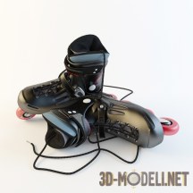 3d-модель Роликовые коньки