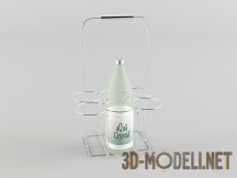 3d-модель Держатель и бутылка с водой «Aqua crystal»