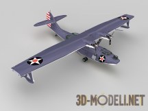 3d-модель Летающая лодка Consolidated PBY Catalina