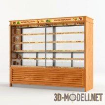 3d-модель Тепловая витрина в кантри-стиле
