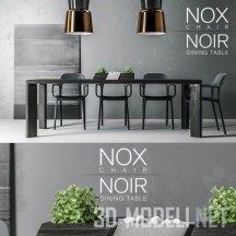 Кресло NOX и стол NOIR