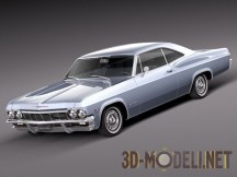 3d-модель Ретро автомобиль Chevrolet Impala 1965