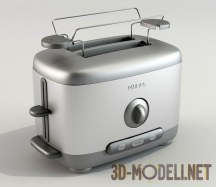 3d-модель Тостер PHILIPS серебристый металлик