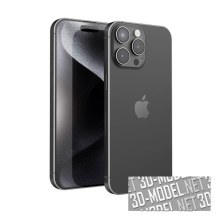 3d-модель Смартфоны iPhone 15 Pro и iPhone 15 Pro Max от Apple