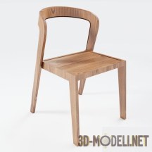 3d-модель Современный деревянный стул