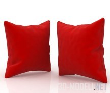 Красные подушки
