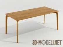3d-модель Деревянный журнальный столик