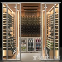 3d-модель Погреб с вином JC Wine Cellar