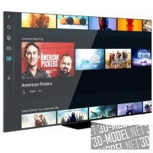 3d-модель Телевизор Neo QLED 4K QN100B от Samsung