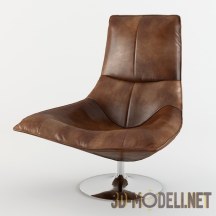 3d-модель Мягкое кожаное кресло