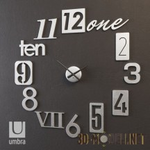 3d-модель Современные настенные часы от Umbra