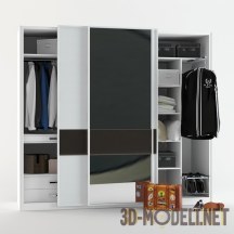3d-модель Шкаф для спальни «Севилья» Dream land