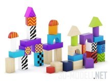 Детский набор, башни и кубики