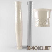 3d-модель Мозаичные колонны