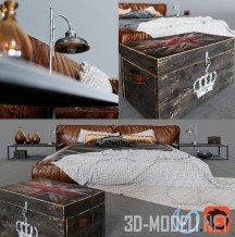 Кровать от Illini и декор