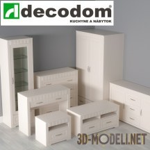 3d-модель Набор тумб и шкафов «Tirol» Decodom