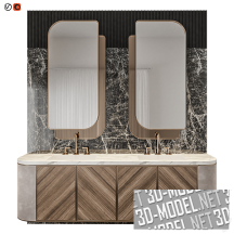 3d-модель Мебель для ванны, люкс-вариант