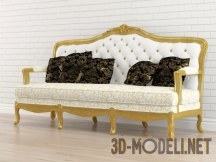 3d-модель Роскошный диван Balzac от Angelo Cappellini