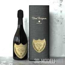 3d-модель Шампанское Dom Perignon